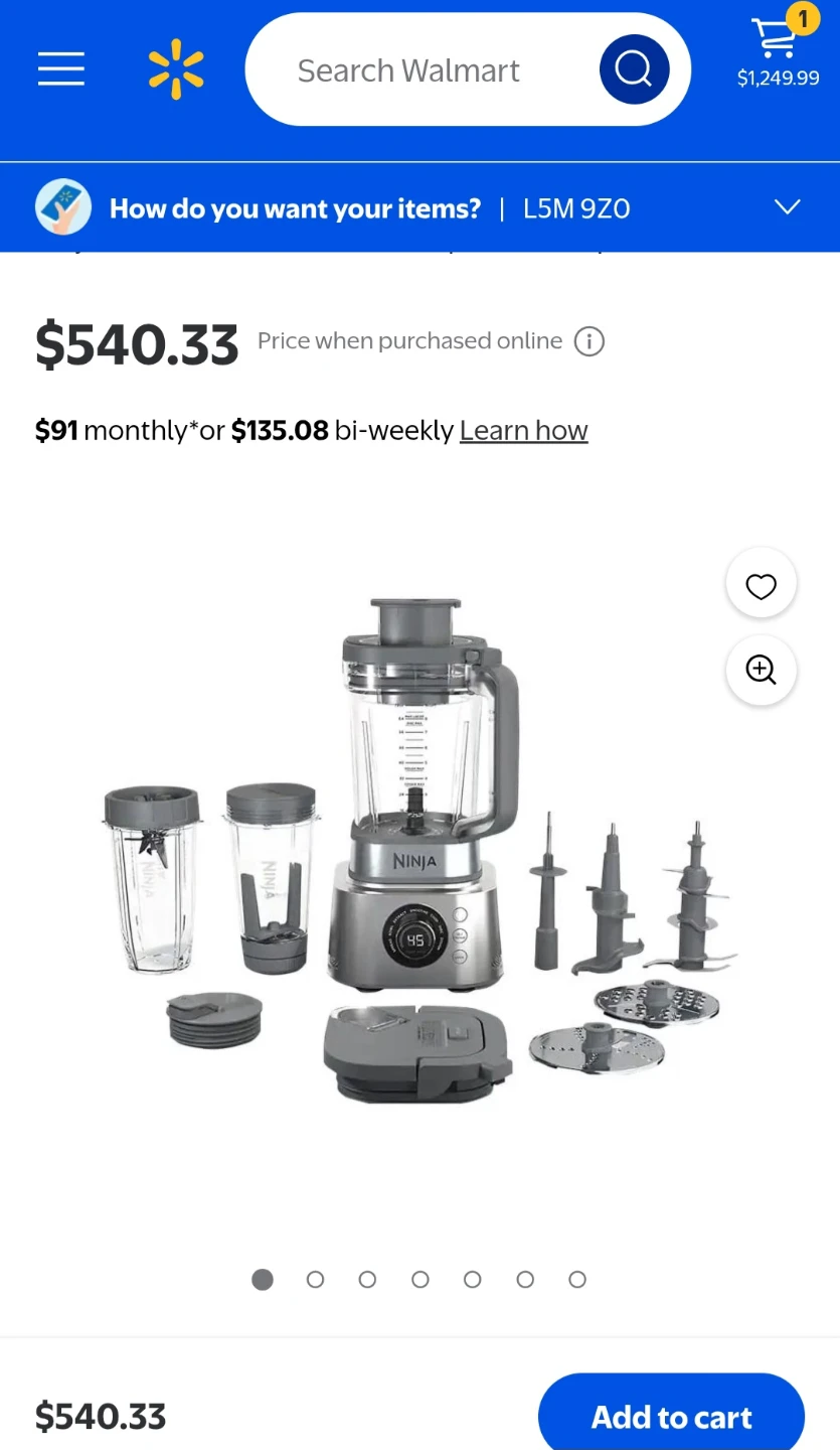 Ninja Ultimate Power Blender with Food Processor - Like New - photo 2