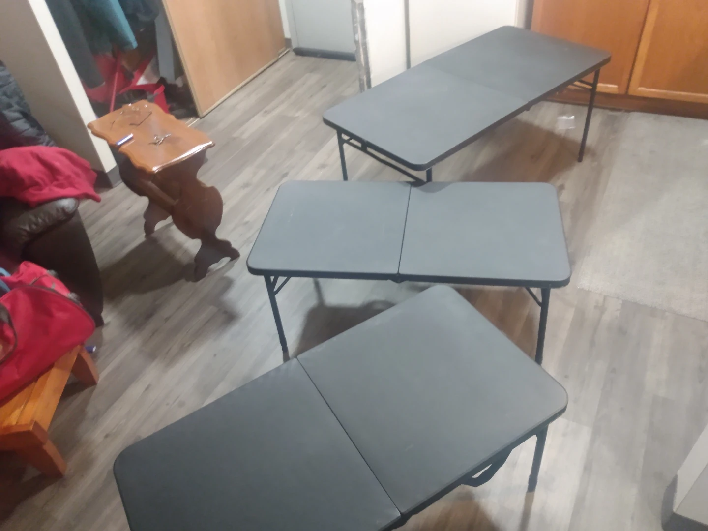 Set of 3 Folding Tables