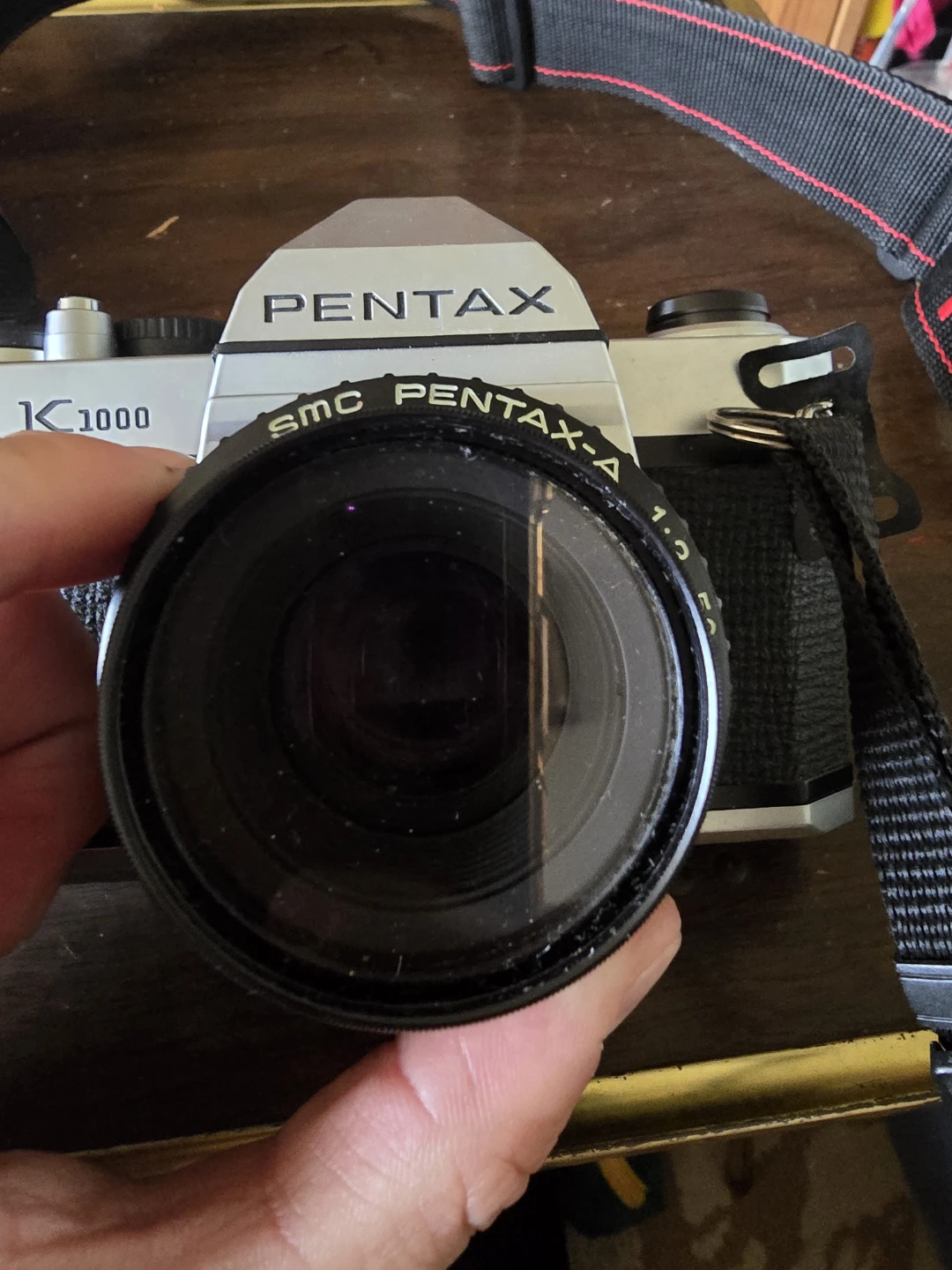Pentax K1000 35mm Film Camera with SMC Pentax-A 1:2 50mm Lens - photo 4