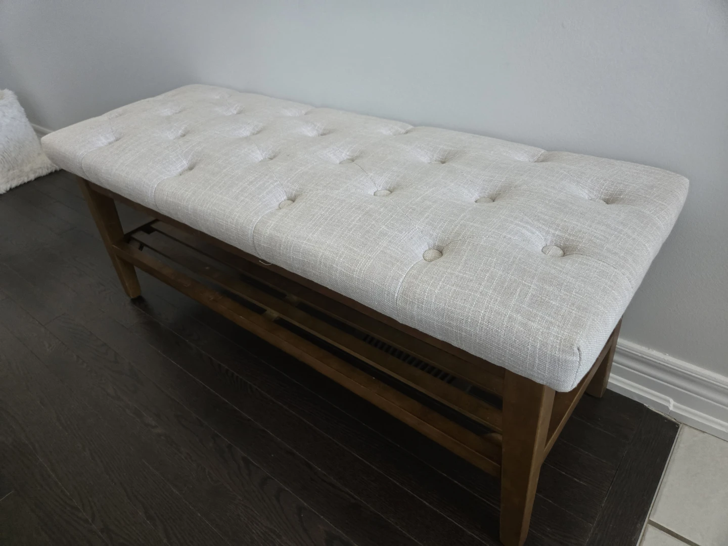 Beautiful Solid Wood Bench (Entryway / Bedroom) - photo 2
