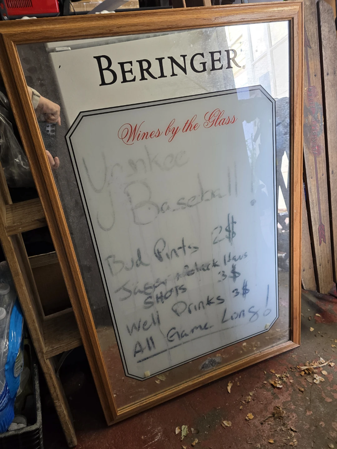 Beringer Wines by the Glass Mirror
