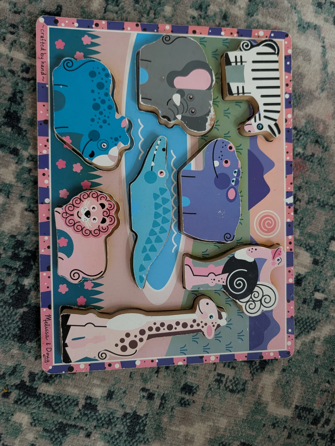 Wooden Peg Puzzles - Animals, Circus, Vehicles - photo 4