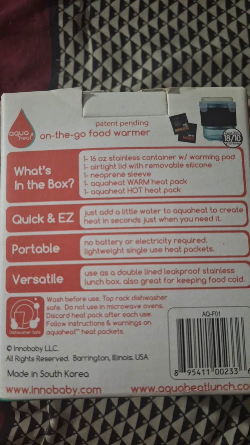 Innobaby Aquaheat On-the-Go Food Warmer - photo 2