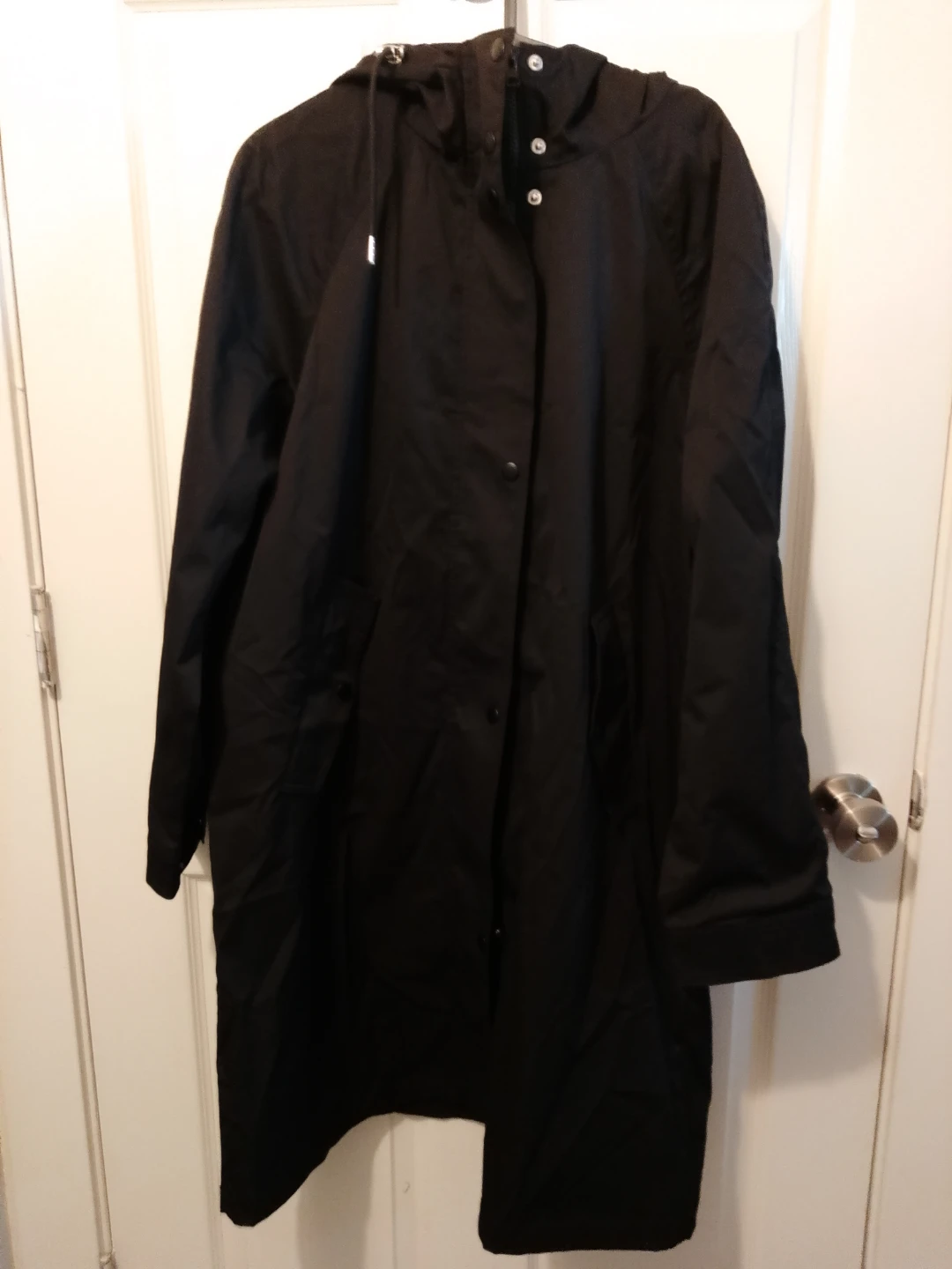 Vero Moda Chelsea Parka Coat - Black/Navy - Size M