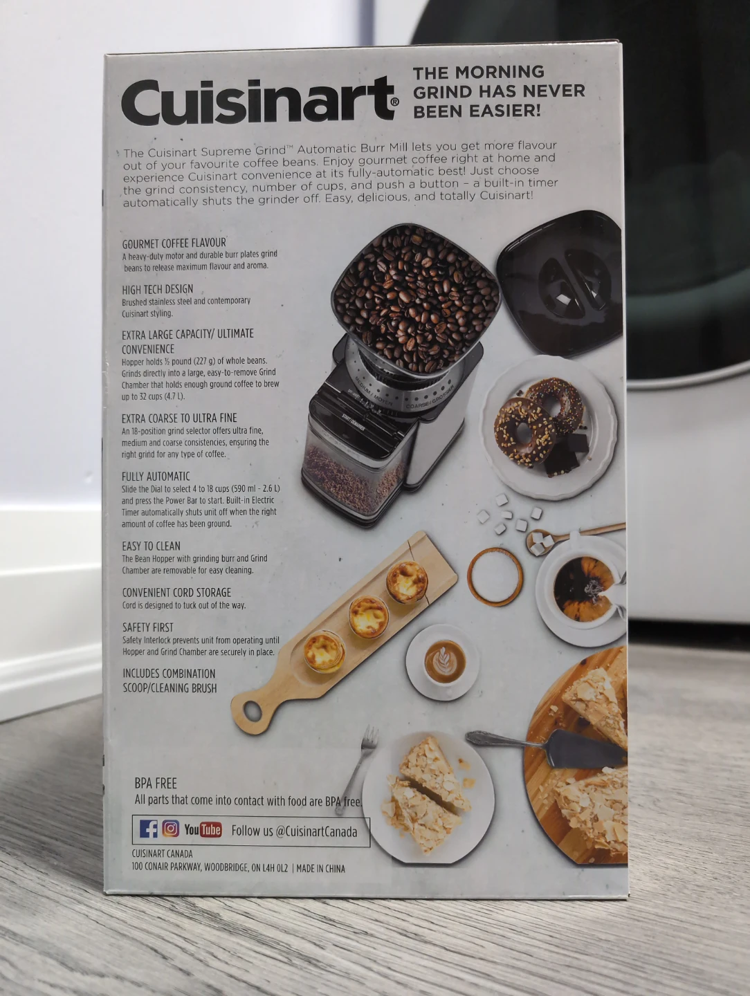 (Unopened) Cuisinart Supreme Grind Automatic Burr Mill - photo 2