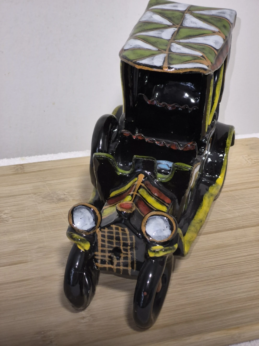 Verzolini's  "Old Timer" handmade ceramic car - photo 3