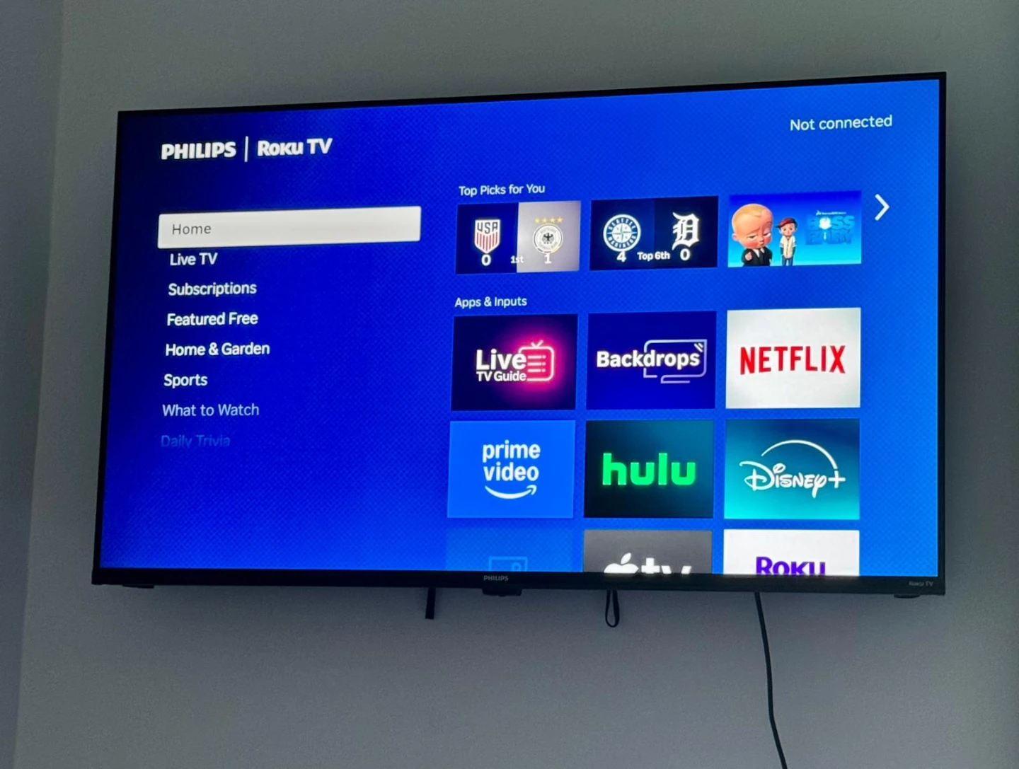 Philips 43" QLED Roku TV