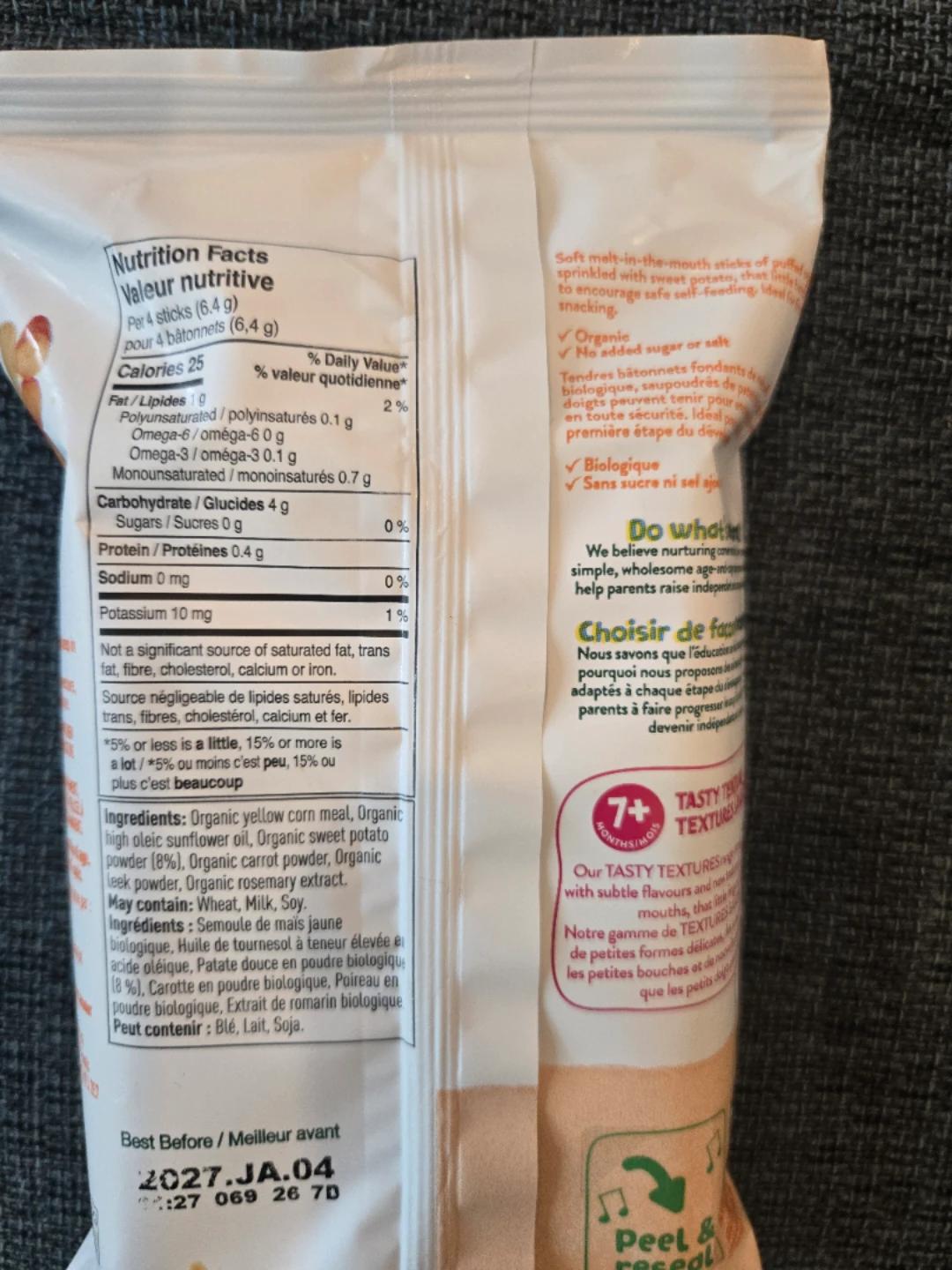 Little Bellies Organic Stick Puffs - photo 2