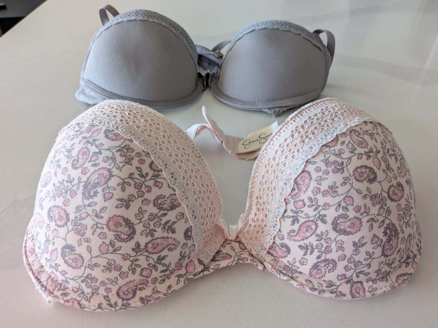 Bundle Jessica Simpson Bras - Grey and Floral Print - photo 2