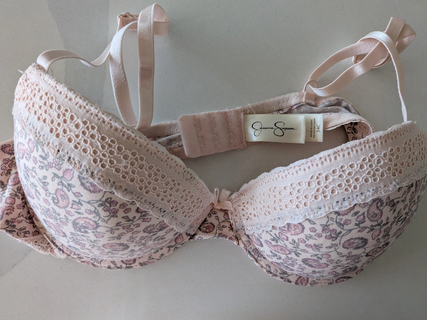 Bundle Jessica Simpson Bras - Grey and Floral Print - photo 4