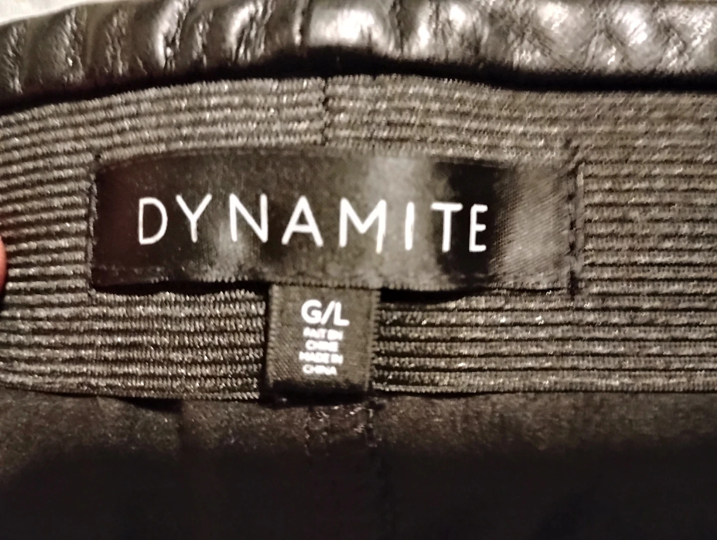 Dynamite Black Faux Leather Mini Skirt - photo 2