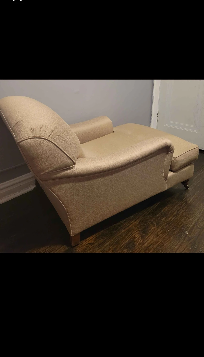 Beige Armchair Chaise Lounge - photo 4