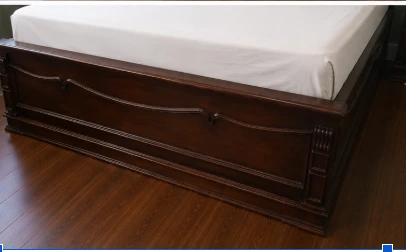 Dbl bed( 6ft×6ft) with 2 side tables,  and mattresses - photo 3