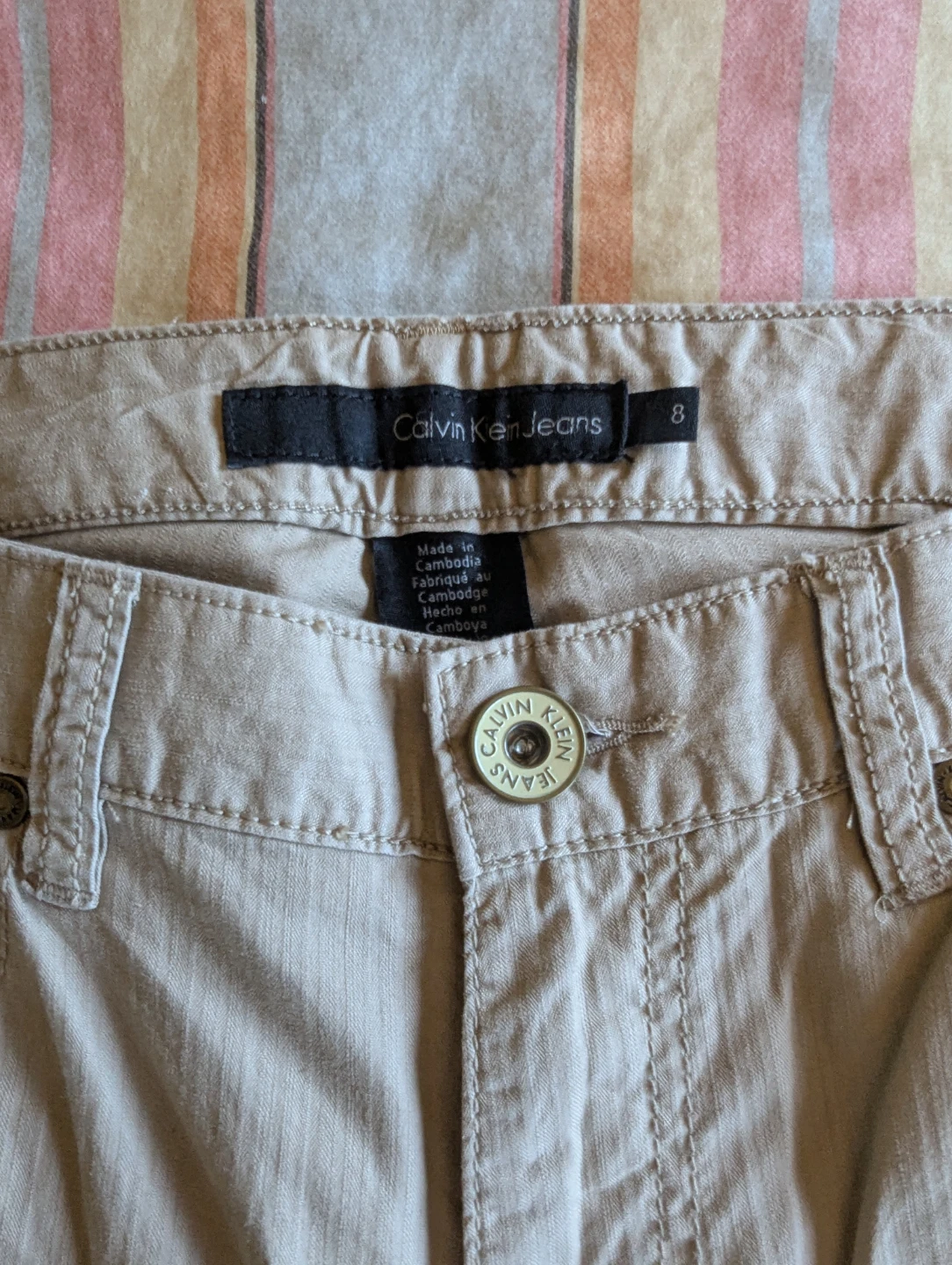 Calvin Klein women's cotton pants. Size 8. Brand New. - photo 3