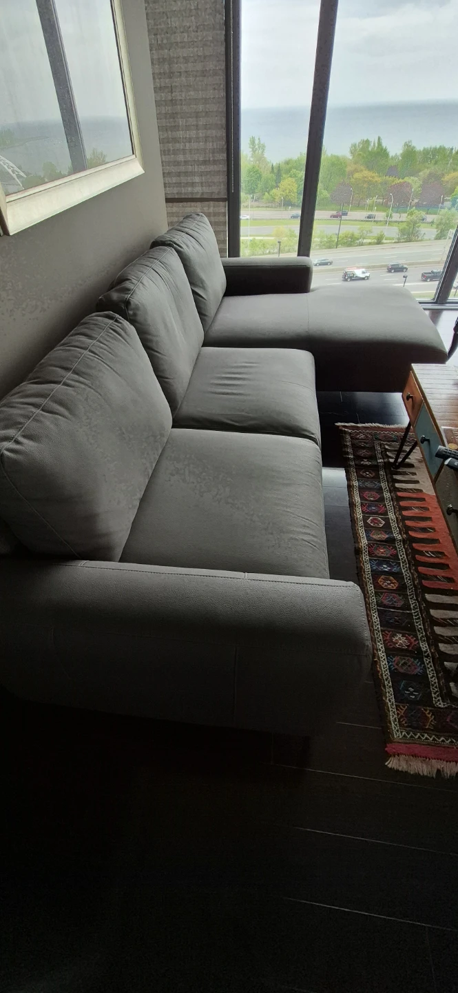 Grey Structube Sectional Sofa