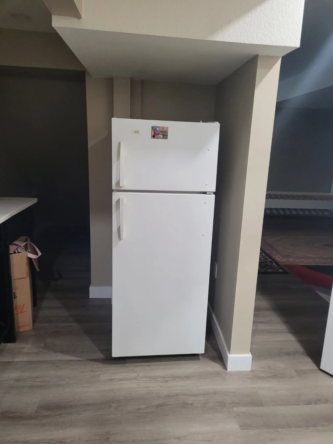 White Top Freezer Refrigerator