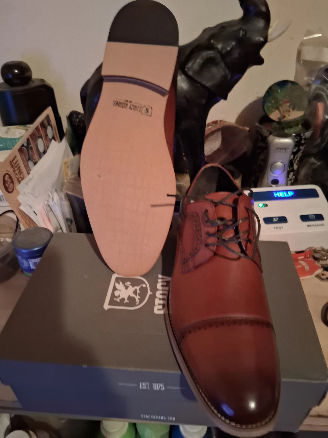 Stacy Adams Men's Dickinson Cap Toe Oxford Shoes - photo 5