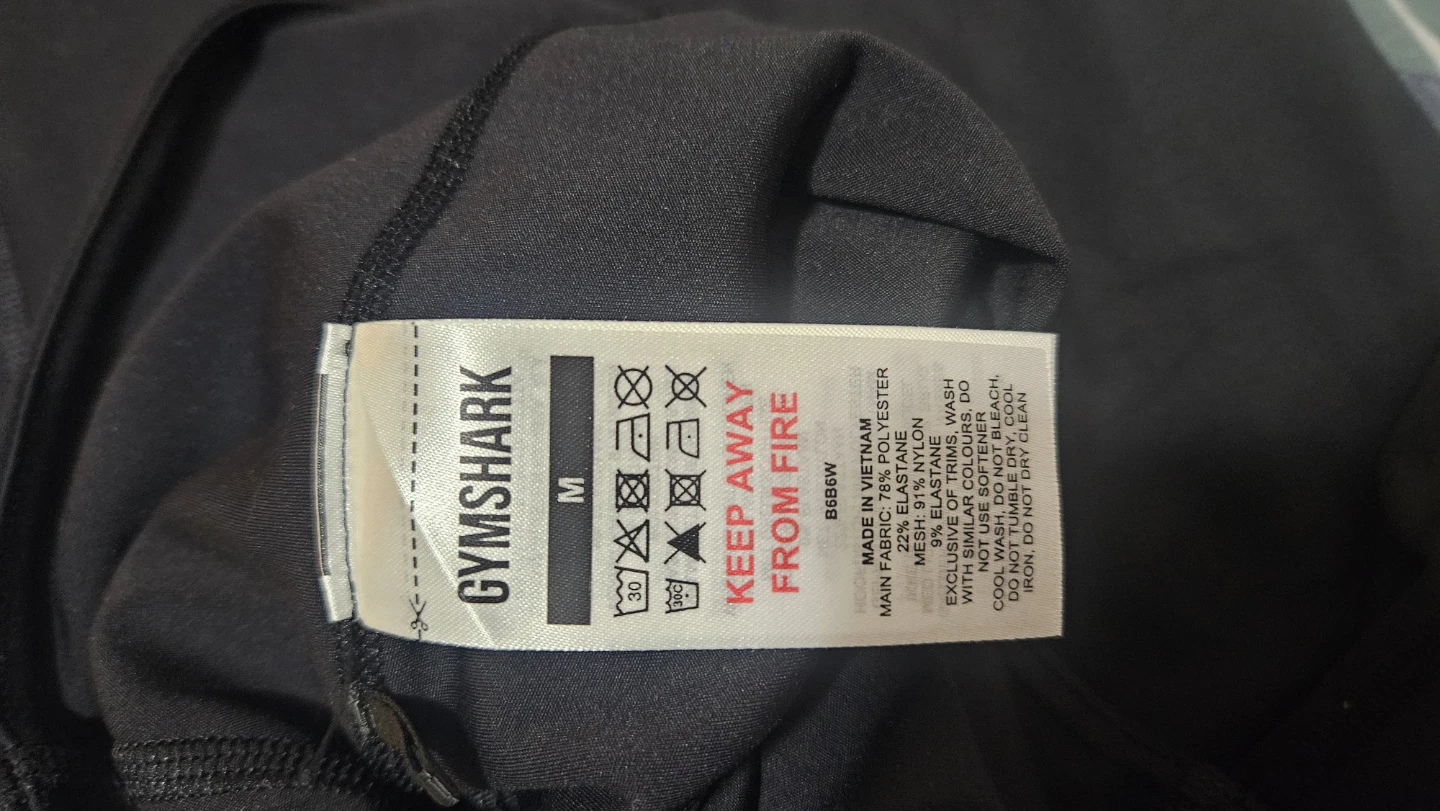 Gymshark Black Training Straight Leg TALL size M - photo 5