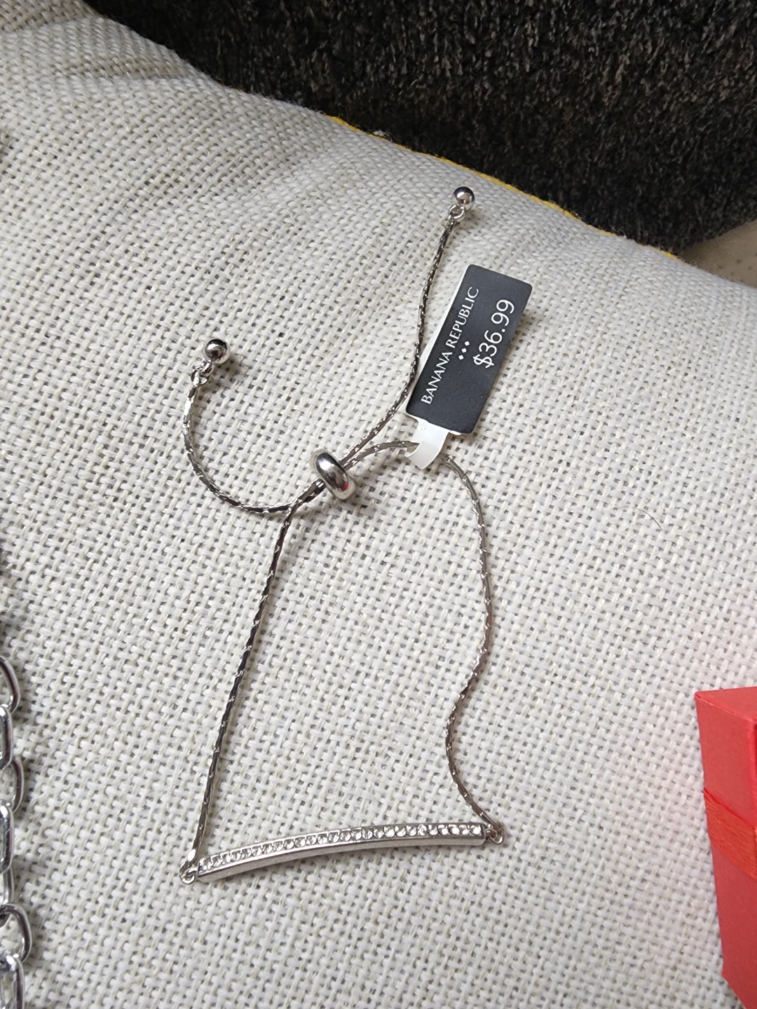 Banana Republic Adjustable Bracelet with Rhinestones - photo 3