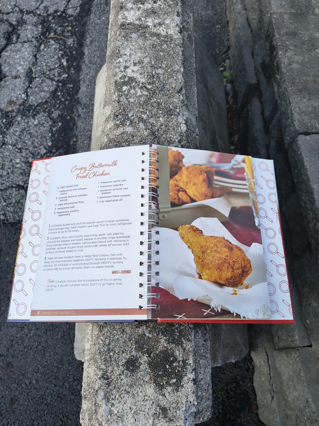 Red copper skillet cooking book - photo 2