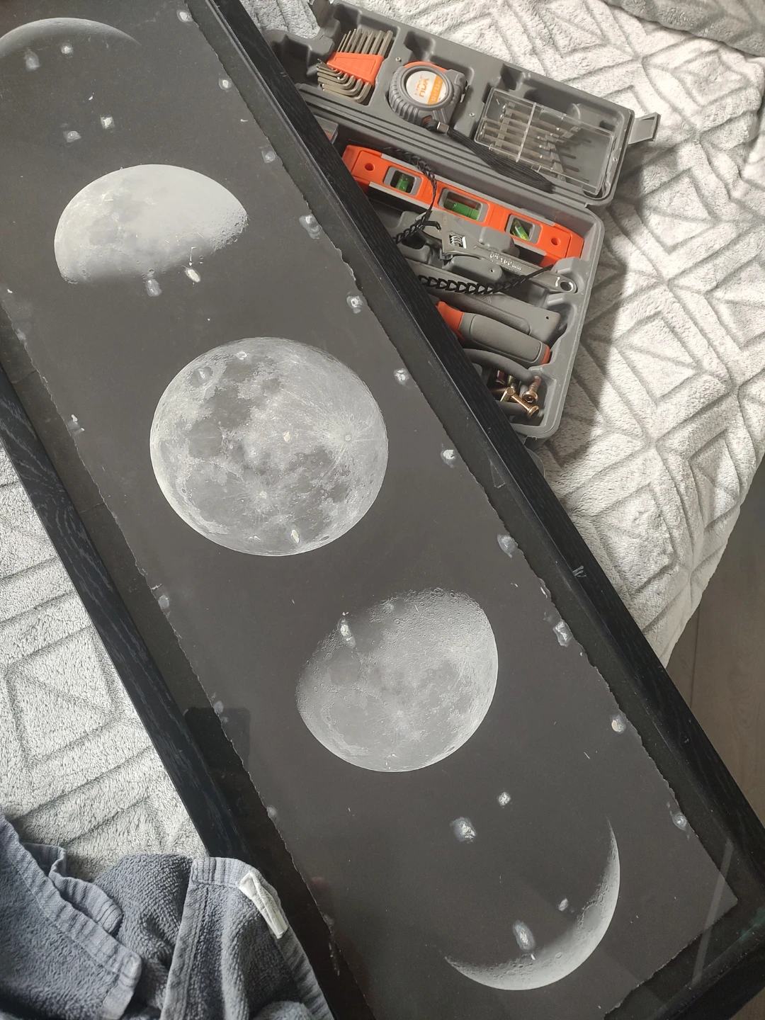 Framed Moon Phase Wall Art - photo 2