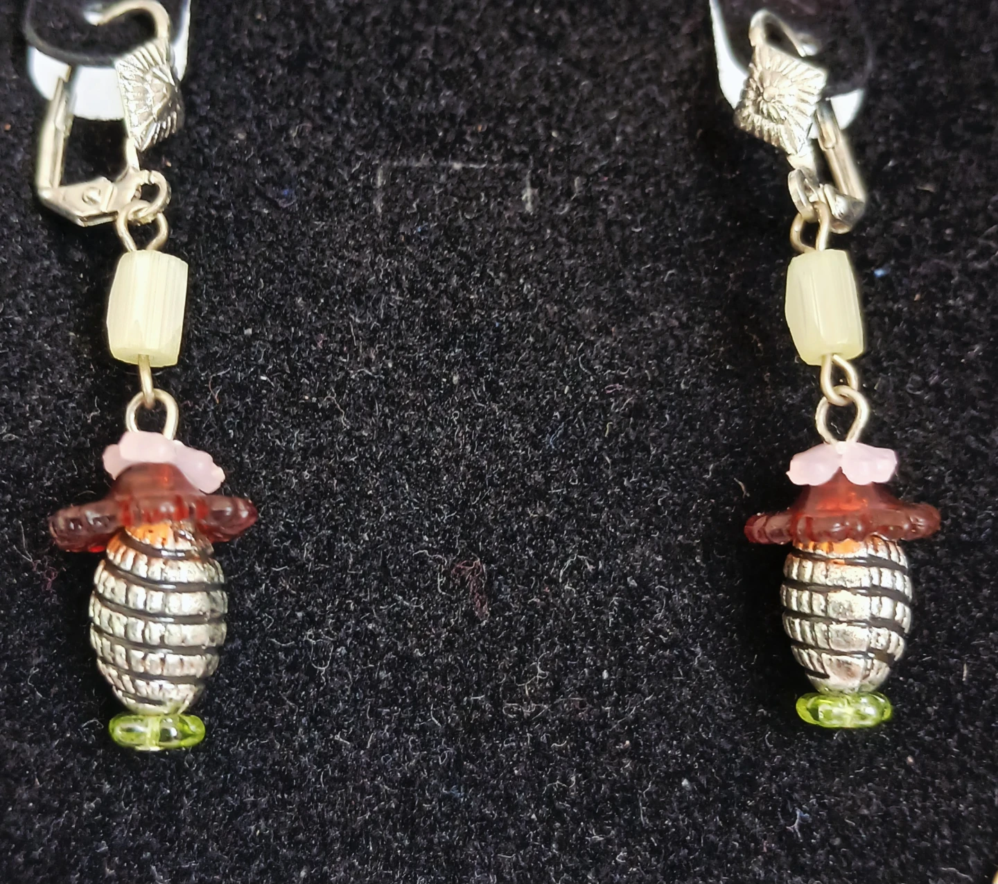 Rose Cameo Pendant Necklace and Earrings Set - photo 3