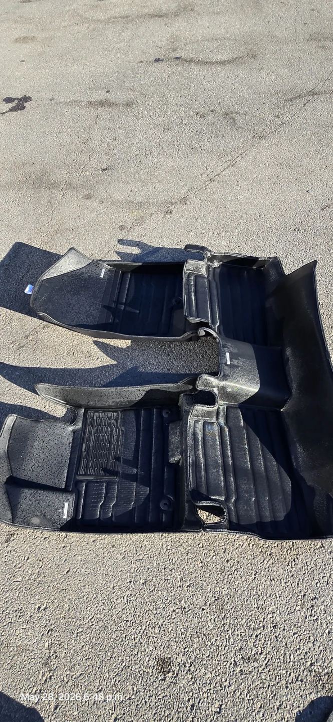 Black All-Weather Floor Mats for Car - photo 2