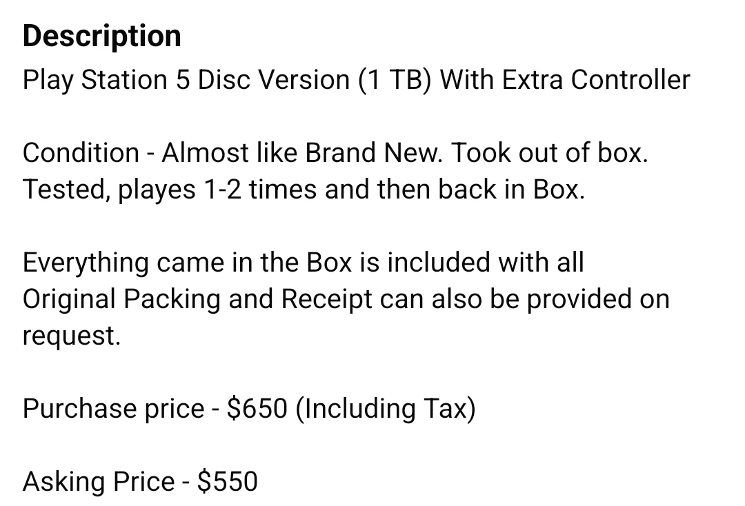 Sony PlayStation 5 Disc Version (1 TB) with Extra Controller - photo 3