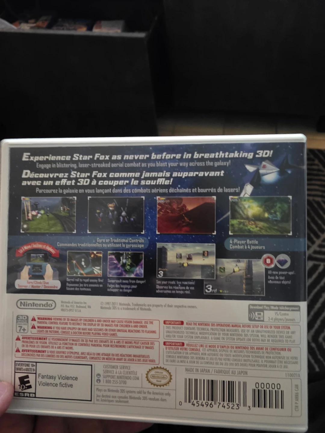 Nintendo 3DS Star Fox 64 3D Game - photo 3
