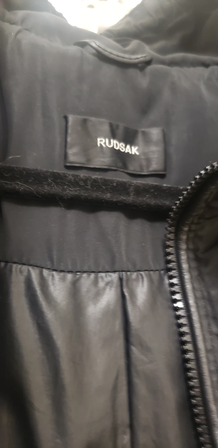 RUDSAK Black Puffer Coat with Fur Trim - photo 2