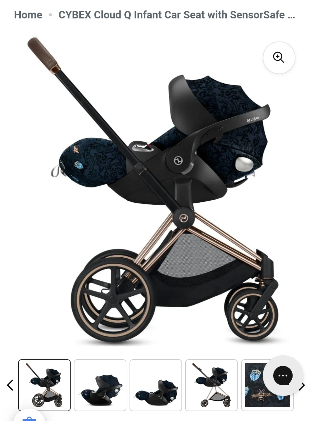 CYBEX Cloud Q Infant Car Seat Stroller System - photo 2