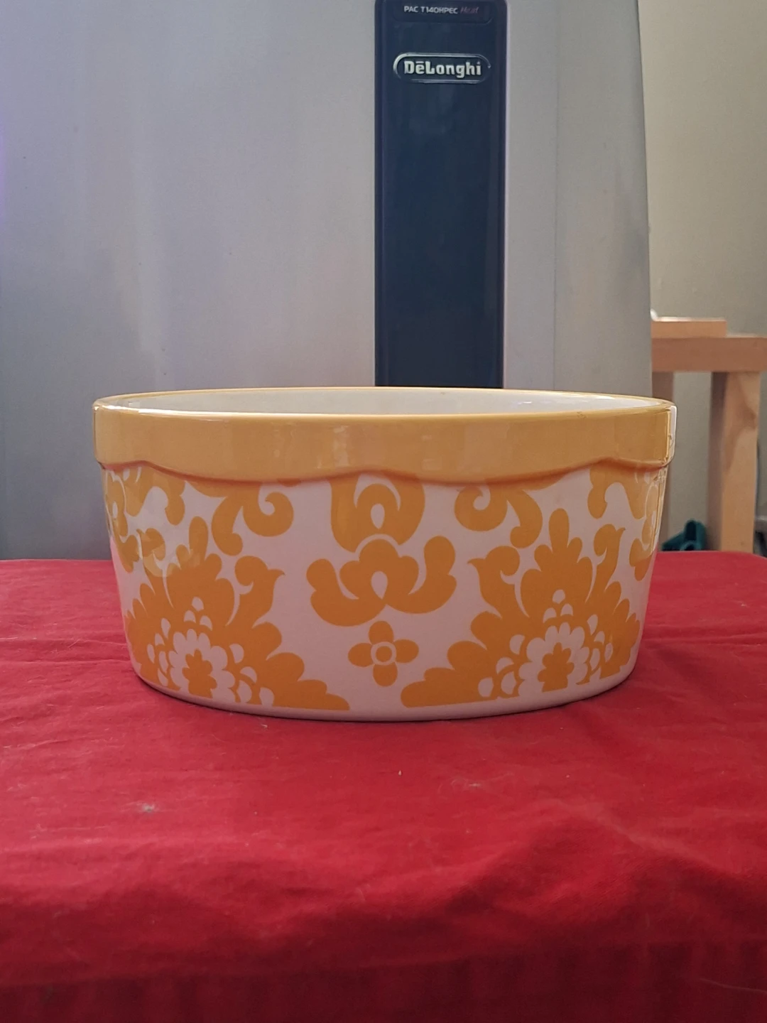 *** YELLOW AND WHITE CERAMIC BOWL - photo 4