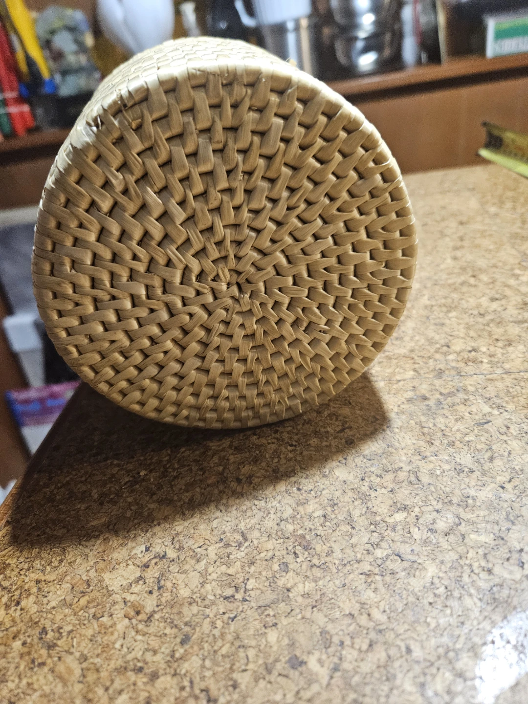 Woven Rattan Storage Basket with Lid - photo 4