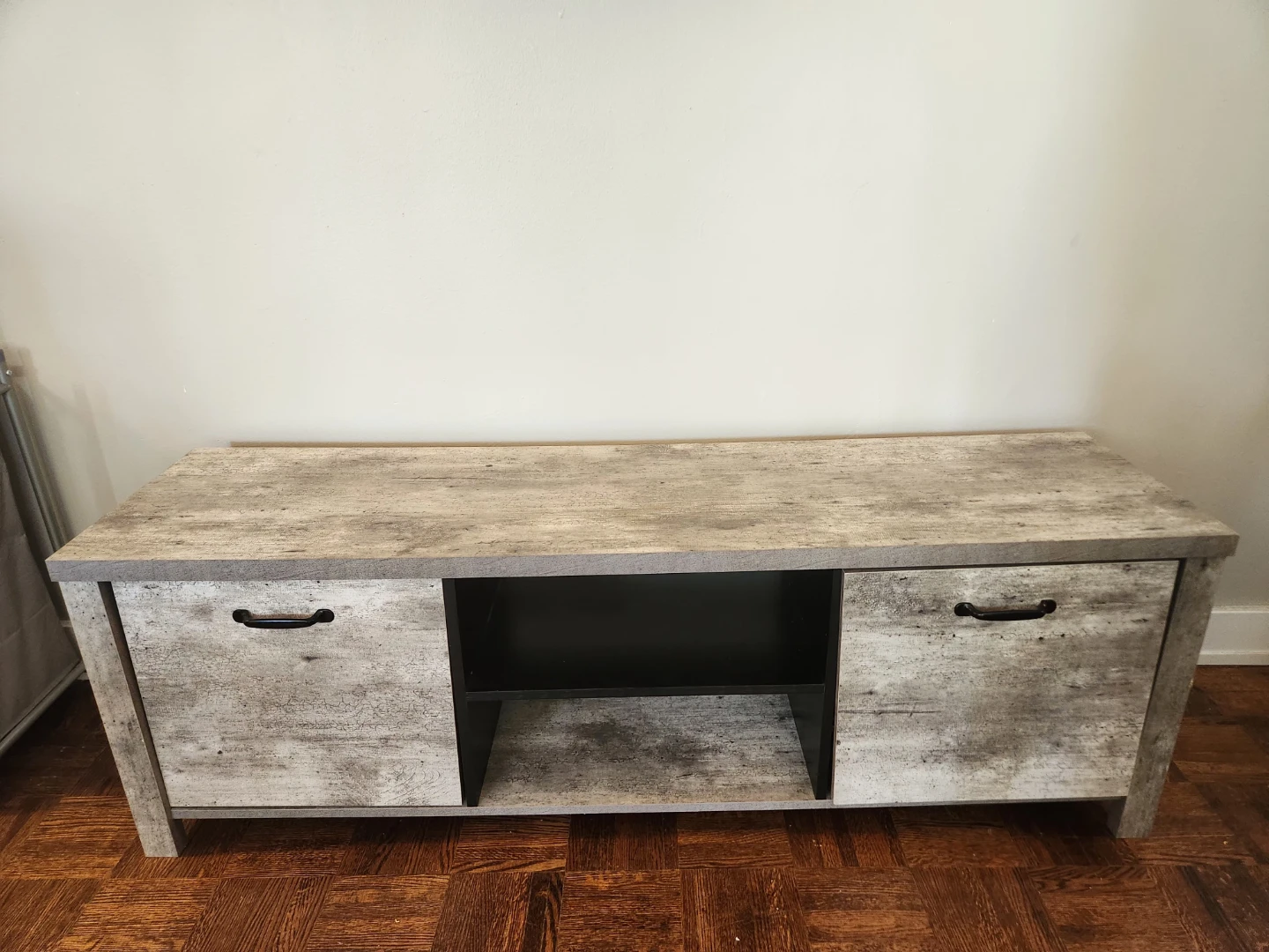 TV Stand with 2 Drawers and 1 Shelf