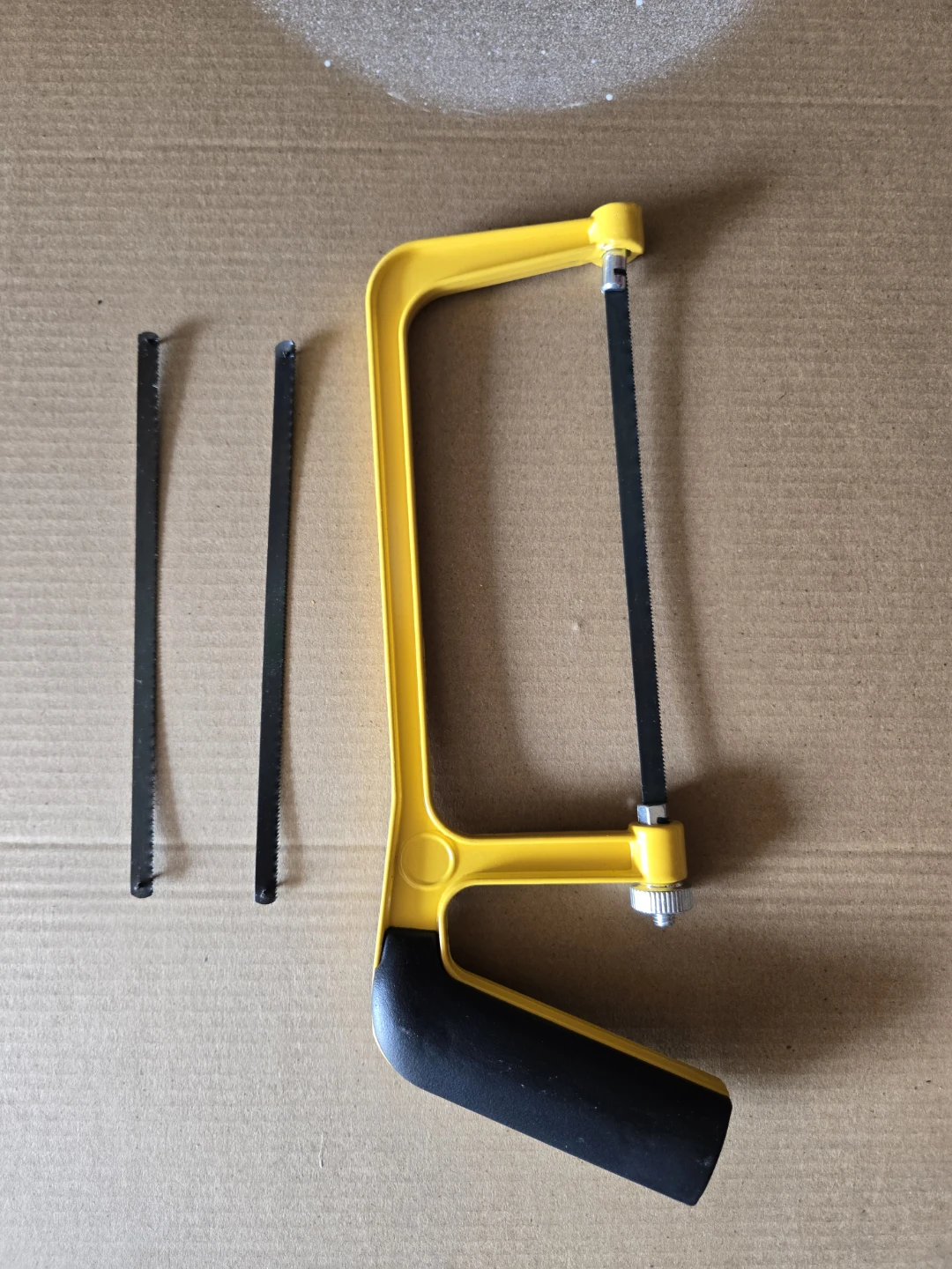 Yellow Hacksaw with Extra Blades