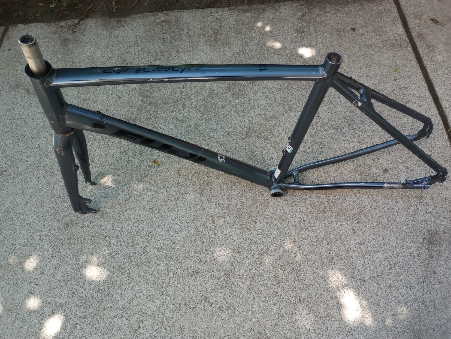 Fuji Absolute 1.3, a2 Aluminum frame and Carbon fork for parts