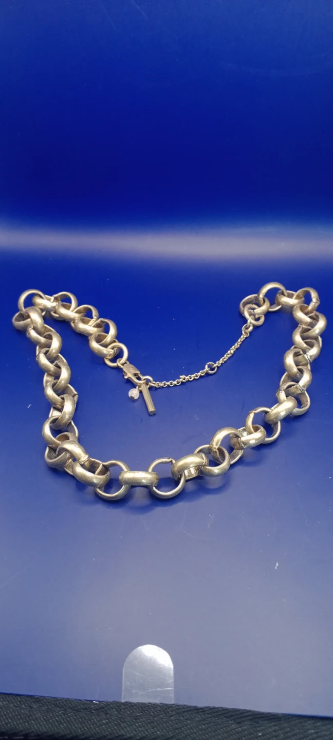 Silver color Necklace 🔥 vintage 😍🤩 - photo 3