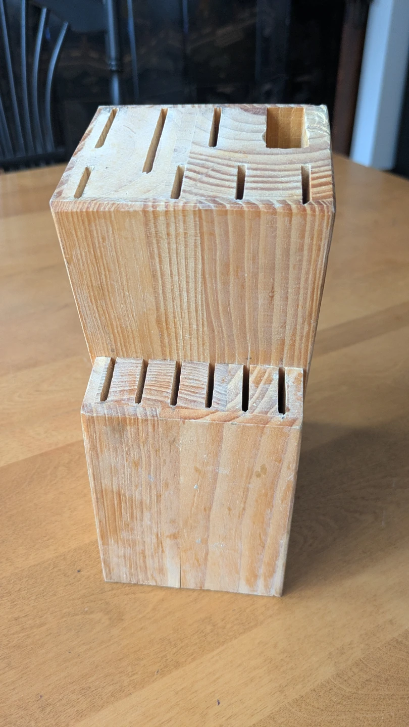 Wooden Knife Block Holder - photo 2