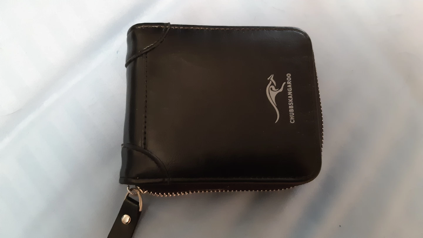 Black leather wallet - photo 2