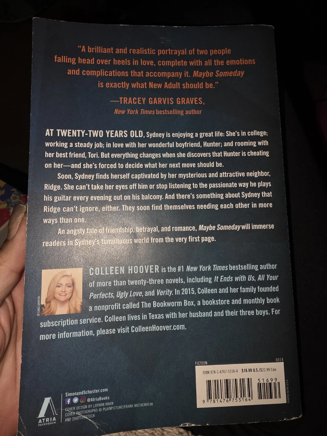 Maybe Someday by Colleen Hoover Novel - photo 2