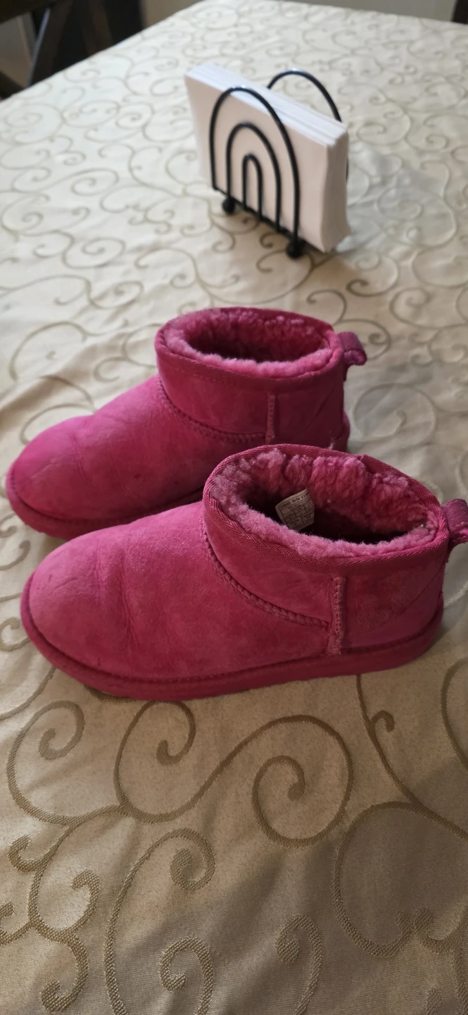 UGG Pink Classic Ultra Mini Boots