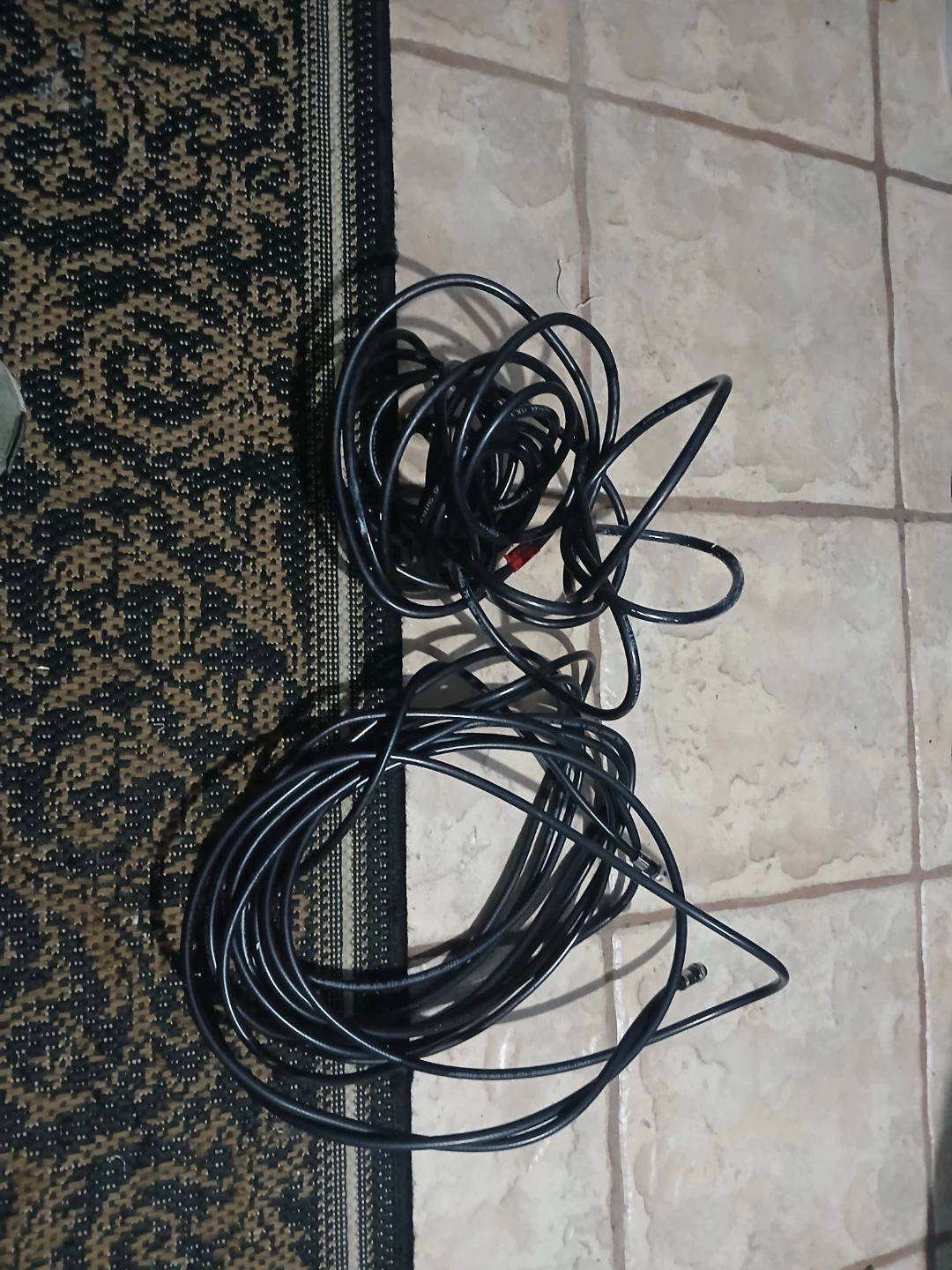 Black Coaxial Cable