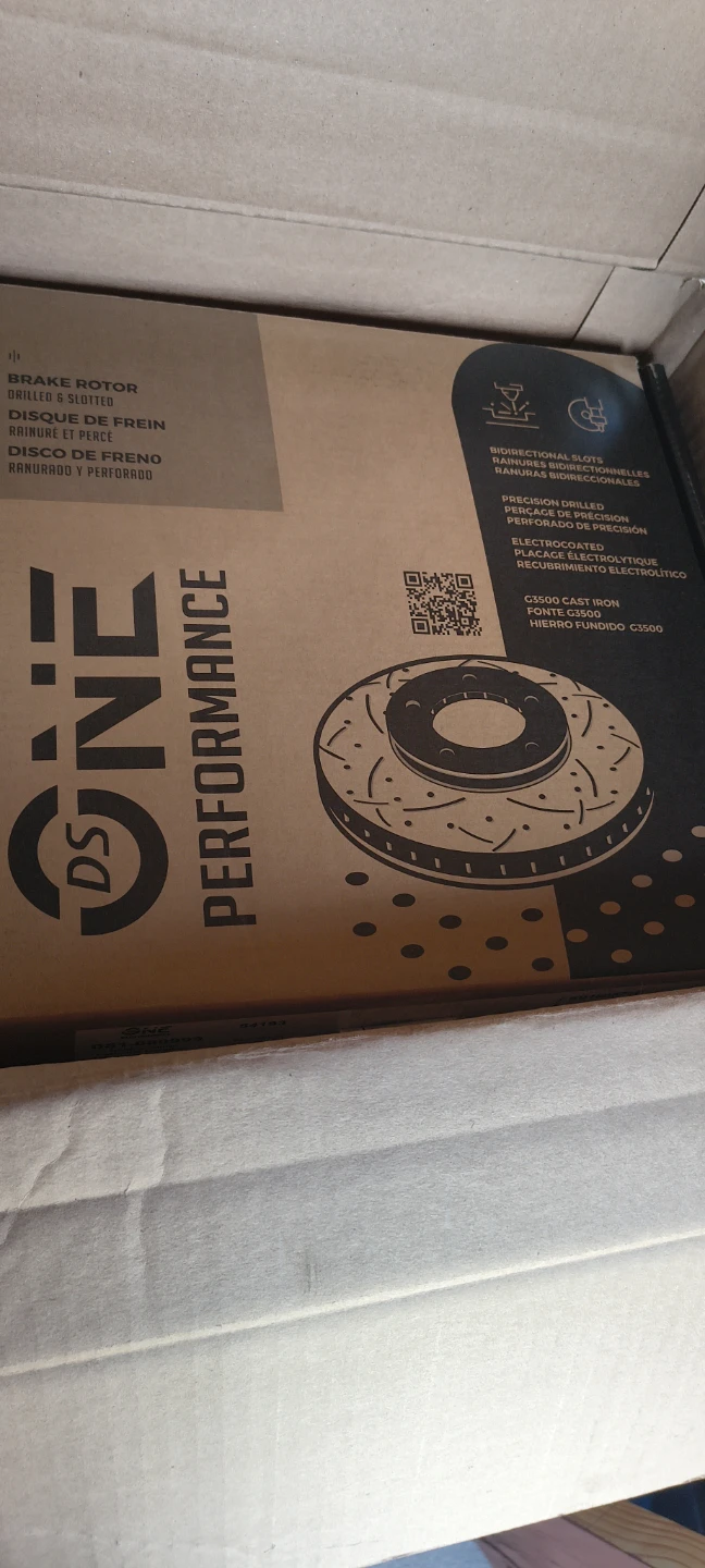 DS ONE PERFORMANCE Drilled & Slotted Brake Rotors - photo 3