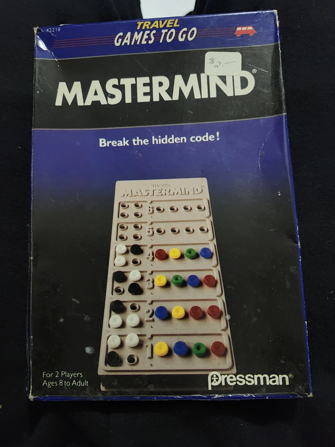 Mastermind Travel Game by Pressman