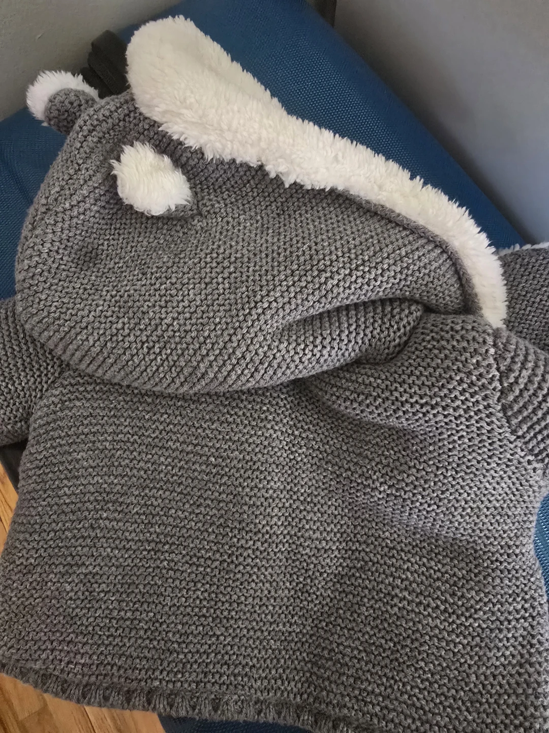 Carter's Baby Sherpa Lined Knit Hoodie - photo 3