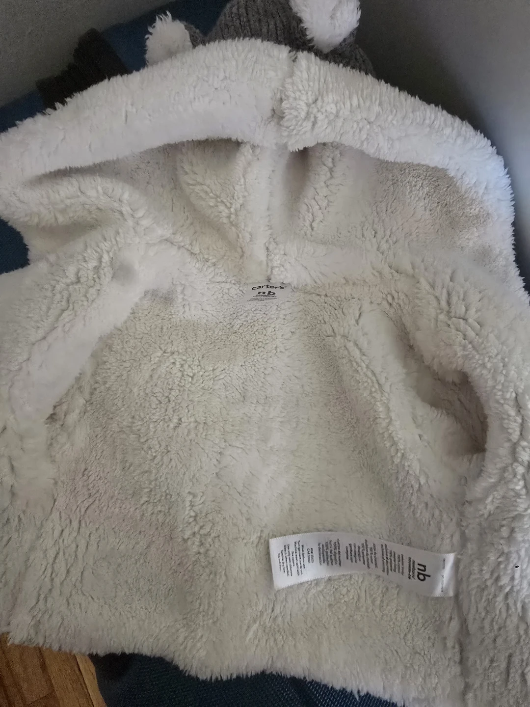 Carter's Baby Sherpa Lined Knit Hoodie - photo 4