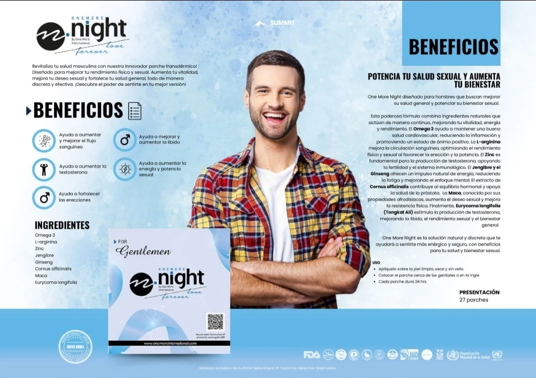 One More Night Transdermal Patches for Men - 27 Count