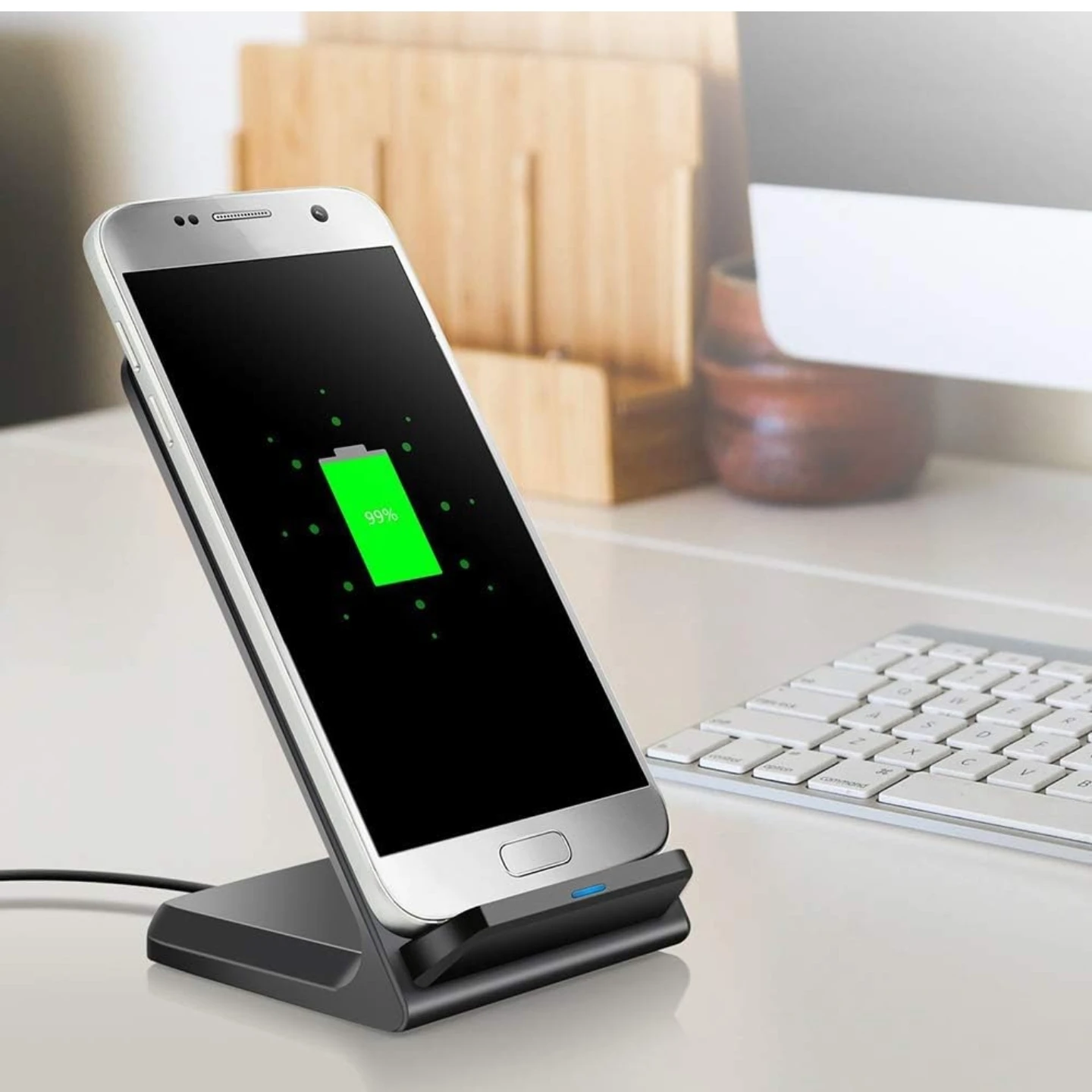 Black Fast Charge Wireless Charging Stand - photo 2