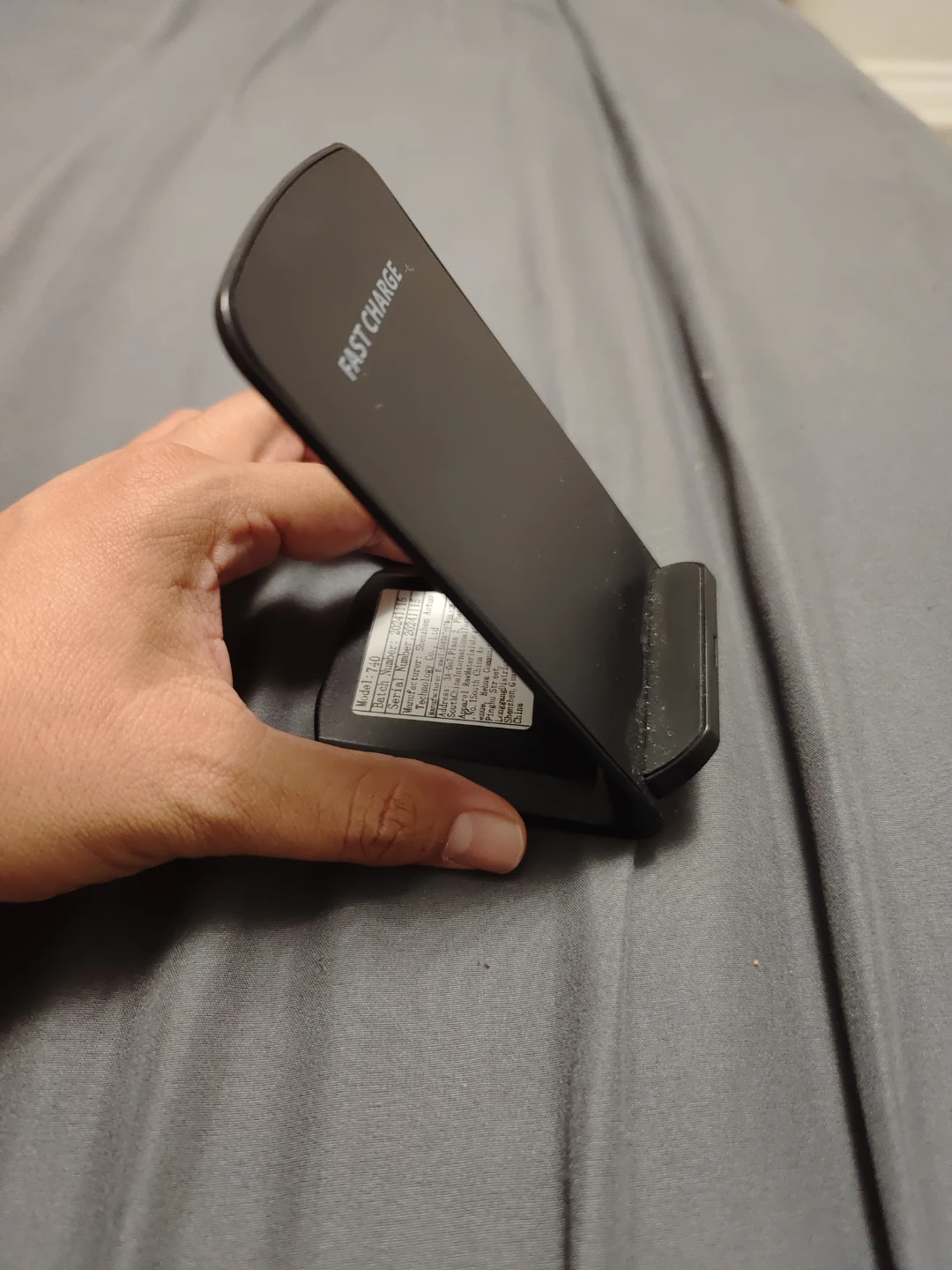 Black Fast Charge Wireless Charging Stand - photo 3