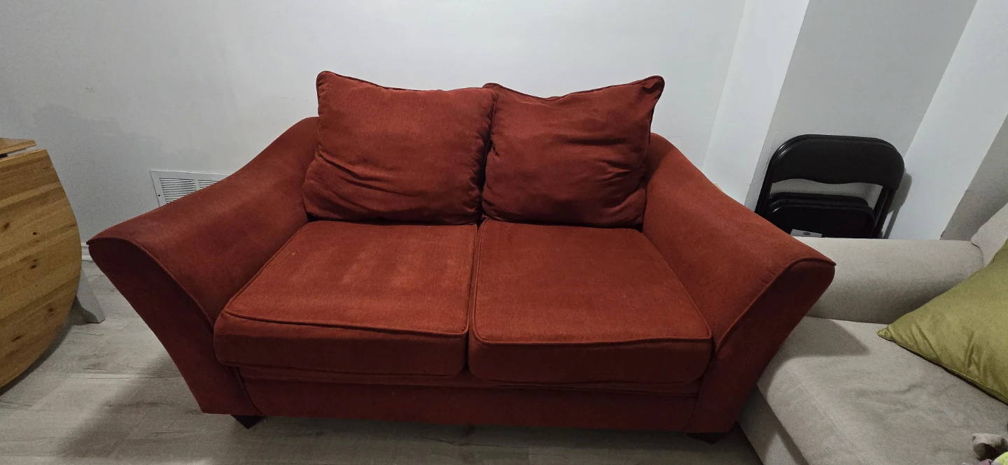 Red Loveseat Sofa